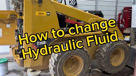 how to change hydrolic fluid skid steer|Hydraulic Maintenance for Your Skid Steer Attachment .